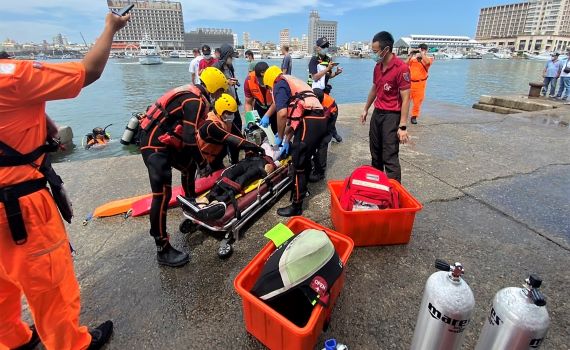 澎馬公市第三漁港魚市場一85歲老翁落海溺斃