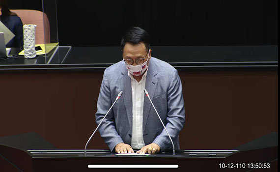 陳歐珀立院提案要求審慎檢討高鐵宜蘭站擬設站於四城的適當性 獲跨黨派47人連署支持通過