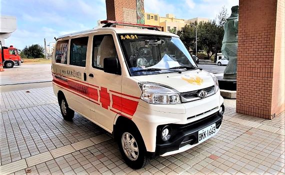 全台最mini的救護車在此!澎湖鳥嶼添生力軍