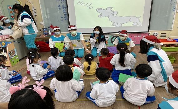 聖誕節多元學習 北高、北辰附幼用英文說故事