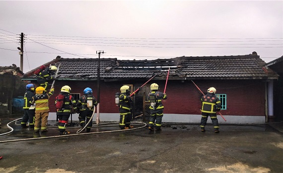 雲林褒忠三合院住宅火警  不良於行林姓屋主罹難 