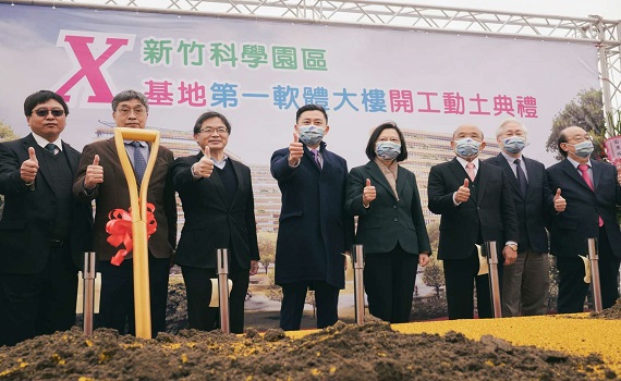 蔡英文出席竹科X基地開工 林智堅回應「英人設市」:沒有非要我選不可