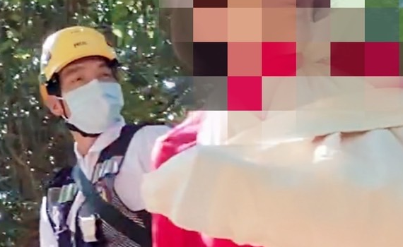 直擊/高雄「最常出事的山域」元旦再傳意外 女子健行不慎跌壁坡手變形