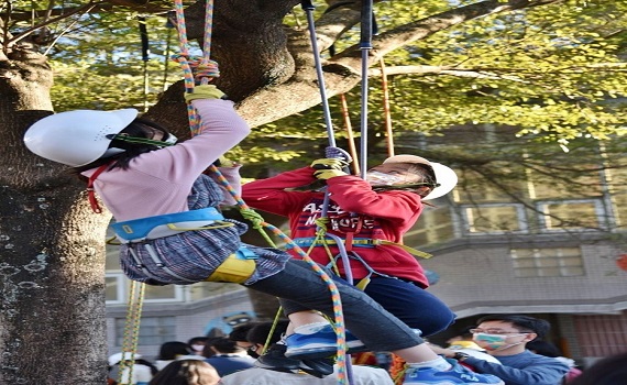 嘉義市復國童軍團10週年慶　樹攀體驗登高望遠 