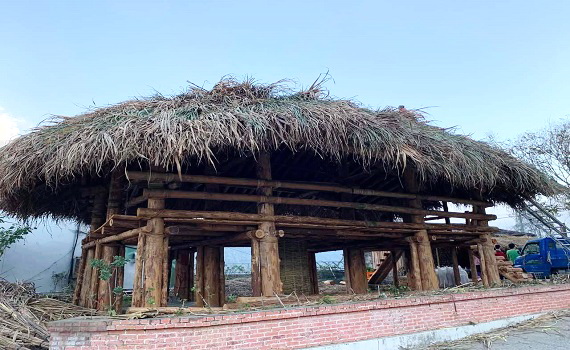鄒族傳統建築hʉfʉ(赫夫)落成 傳承原民文化