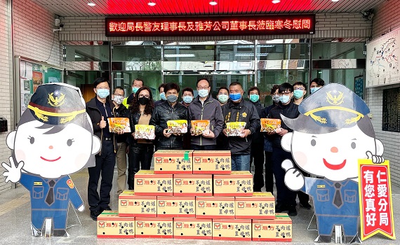 熱心企業寒冬送暖 員警直呼揪感心