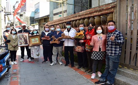 影/北港工藝坊虎年生肖展 全國46位工藝師聯合展出