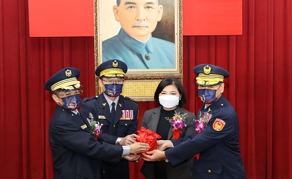 影/李謀旺接任雲林縣警察局長 張麗善主持卸新任局長交接