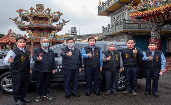 桃園德林寺捐大竹分隊消防勤務車 提升地區救災救護能量