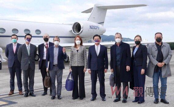 美跨黨派資深代表團抵台 蔡總統明(2)日接見討論台美重要議題