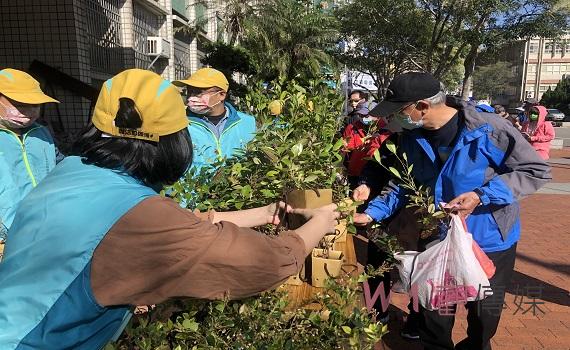 新竹林區管理處發票換樹苗 民眾清晨5點半排隊搶頭香