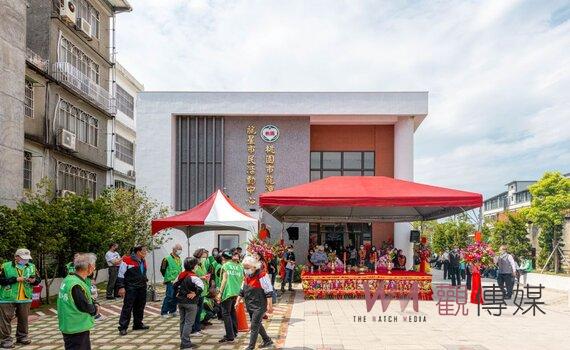 桃園龍潭區龍星活動中心啟用 成社區大客廳小舞台