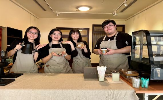校園創業當老闆 大同大學飲品社用咖啡傳遞幸福