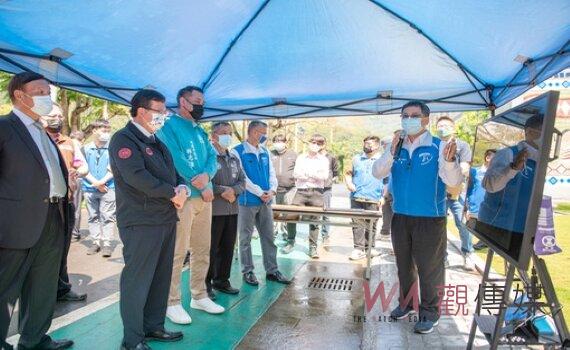 視察羅浮水資回收中心 鄭文燦:桃園首座無人駐廠智慧化