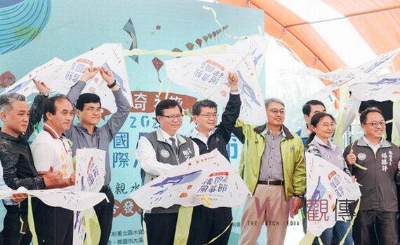 桃園國際風箏節春季鯨奇之旅26日登場 30隻鯨魚風箏騰飛
