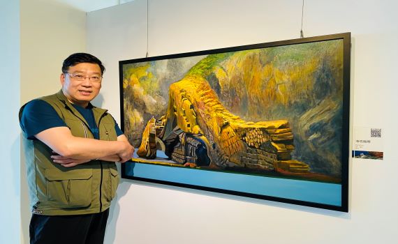 春遊淡古賞畫作 一睹藍眼淚美景