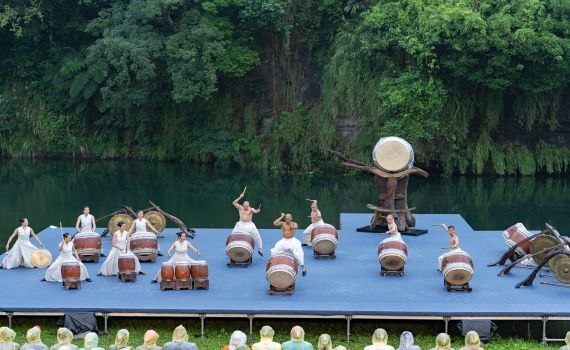 坪林水岸實境優人神鼓展演 人氣爆棚刷新紀錄