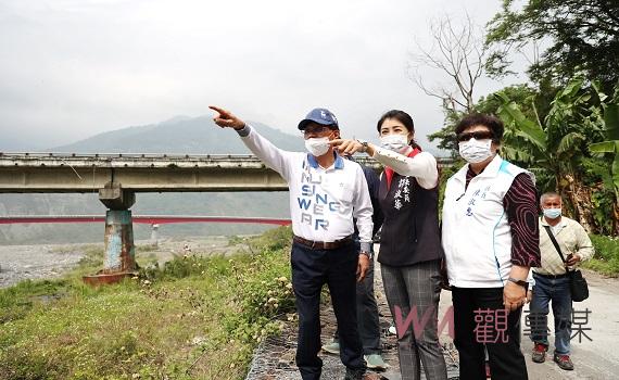 林明溱會勘信義鄉砸1300萬改善道路排水加速推動東埔溫泉取供事業計畫