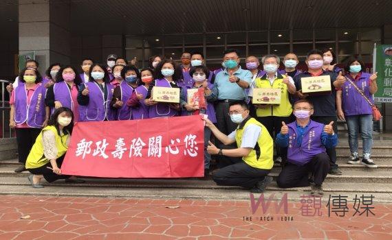 大城栗香地瓜銷售大放異彩 彰化郵局公益捐款樂林食物銀行慈善會