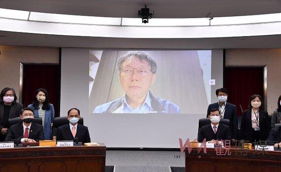 游錫堃拜會北市府討論立院遷址 柯文哲:優選為空總舊址