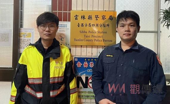 忙採蒜頭包包放機車鑰匙未拔 台西警巡邏發現及時宣導防竊