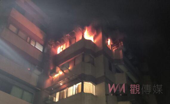 台南裕豐街公寓火災　搶救17人脫困6人送醫 