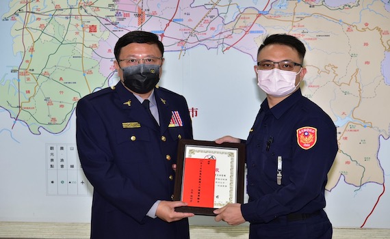 嘉縣警局長陳明君表揚優良員警 激勵員警士氣