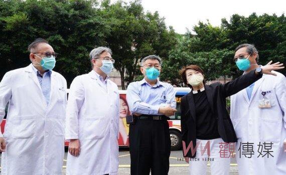 視察聯醫中興院區「快篩陽」分流診 柯文哲建議提供套包藥服務