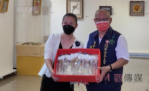 新港奉天宮推動地方藝文培育 贊助紓困補助纏花培訓辦成果特展