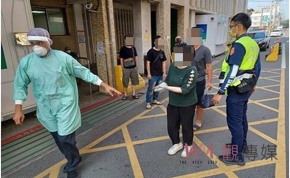 老婆手指斷警所報案協助 警車開道助民眾火速就醫