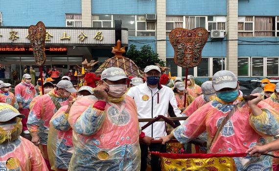 金山慈護宮二媽回娘家 行腳遶境為台灣祈福