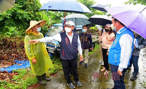 南投縣草屯8農水路老舊待修 林縣長籌近900萬改善