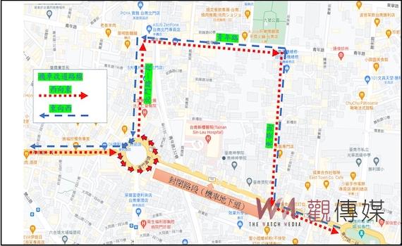 台南東門陸橋機車地下道 5月23、24日施工封閉