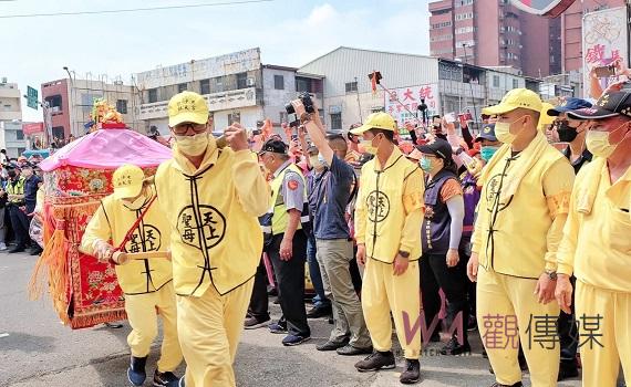 白沙屯媽祖、山邊媽祖回鑾 北港警護轎離轄