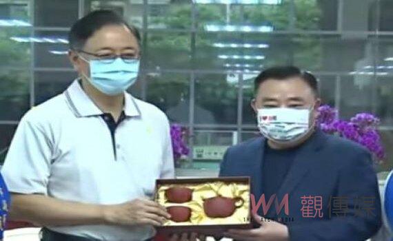 張善政桃園議會拜會 邱奕勝妙答媒體:沒有結冰何來破冰