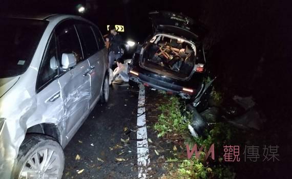 雨夜潛入阿里山區盜採紅檜 竹崎警攔截挨撞英勇擒獲外籍移工
