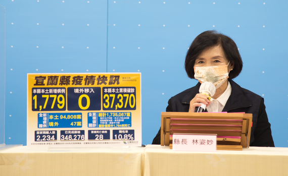 宜蘭安排校園疫苗68場次 縣長林姿妙:明日起學童BNT快打站開打