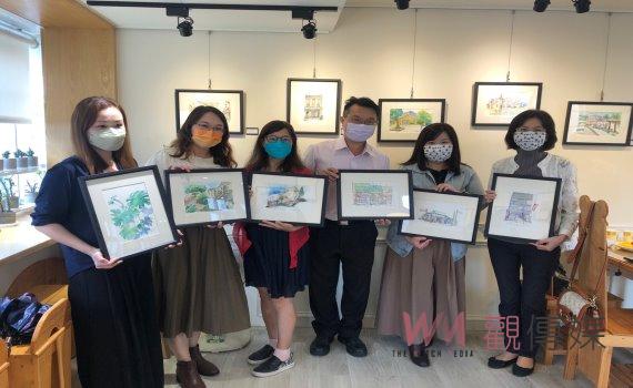 走到哪畫到哪「繪生活‧愛和平」速寫師生聯展