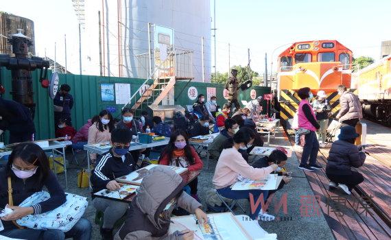 軌跡!青春視角描繪百年文資 扇形車庫寫生比賽巡迴展