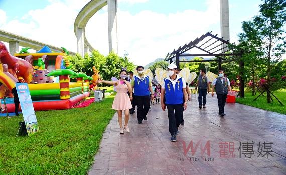 南投縣橋聳雲天綠雕園區「蝶舞奇幻樂園」親子活動隆重開幕 