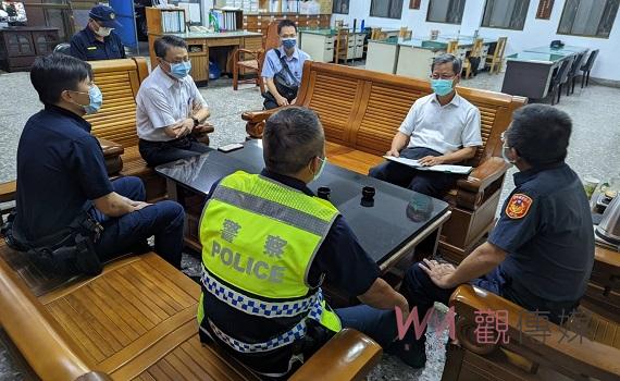 雲警局長關切因公確診員警 李謀旺親自發防疫慰問金