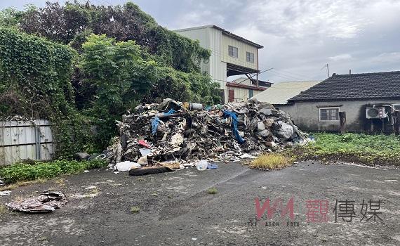 三合院遭傾倒廢棄物 嘉義市政府:移檢調嚴懲究責