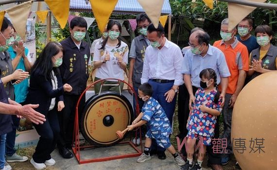 竹崎鄉玉觀音高接梨上市 引觀音瀑布泉水灌溉口感佳