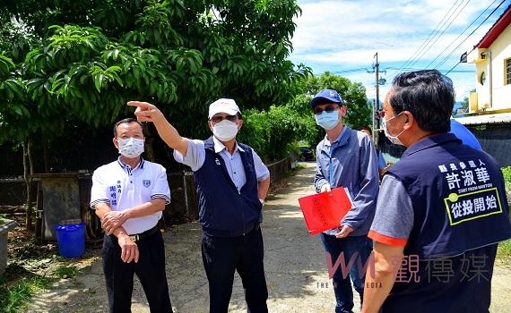 會勘集集自行車道及3農路 南投縣長林明溱：砸逾3百萬元改善 