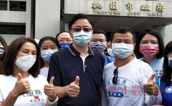 羅智強桃園行腳最後1天 張善政偕多位議員陪同營造藍營團結氣勢
