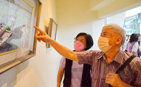 施南生古鎮百景創作展 筆繪鹿港故鄉幅幅鮮明如眼見