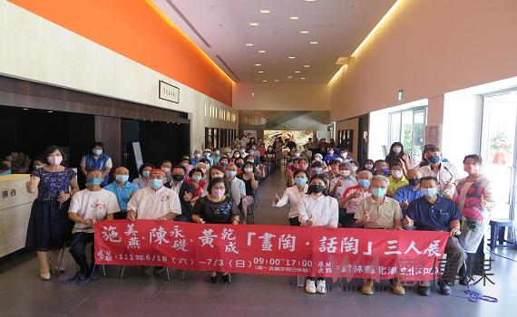 影/藝術家陳永礎、施美燕、黃乾成「畫陶、話陶3人聯展」 北港文化中心展出
