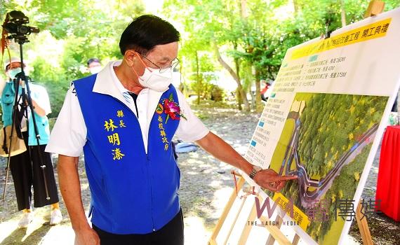 南投鹿谷鄉12號道路改善工程動土 縣長林明溱：長期帶動觀光產業發展 