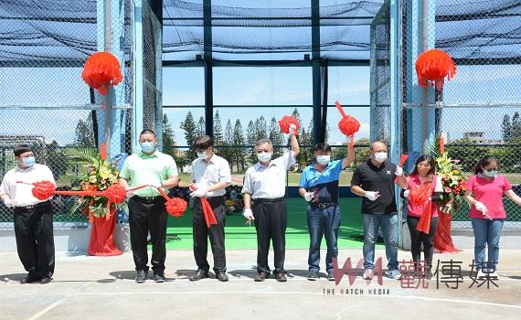 斥資625萬 石泉國小室內棒球練習場啟用 賴峰偉出席許培養更多棒球好手