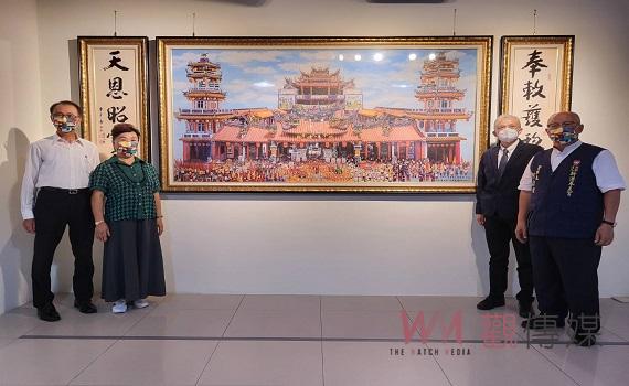 工筆名家王雙寬最大宮廟創作 首次等比例耐斯展出